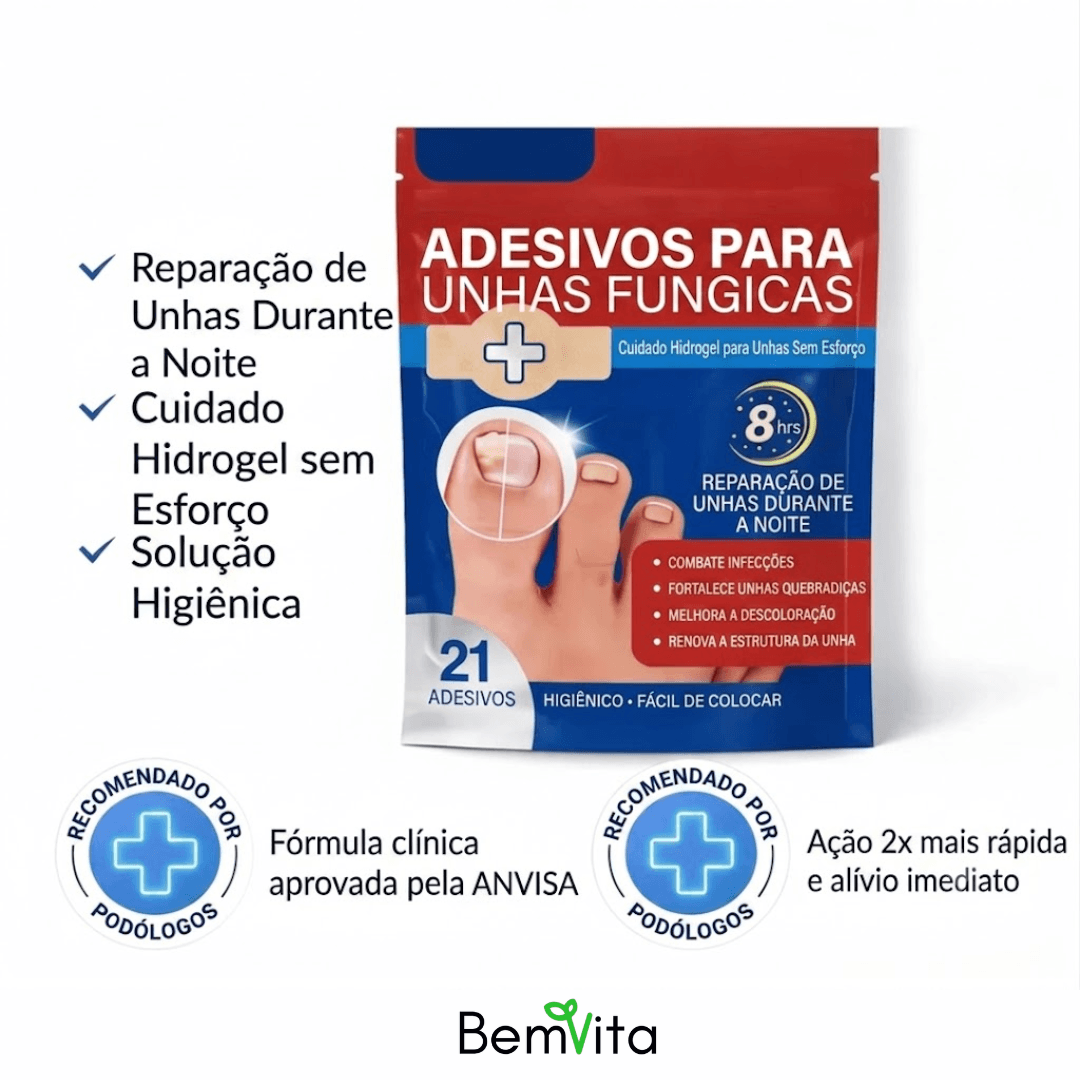 VitaUnha™ - Adesivos Tratamento para Fungos e Micose nas Unhas