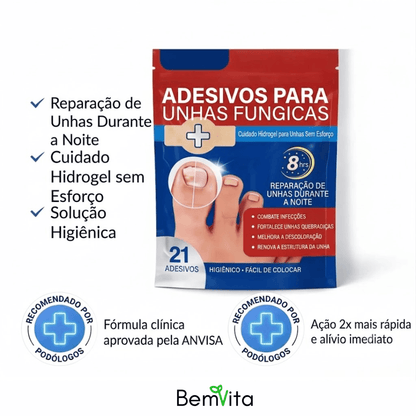 VitaUnha™ - Adesivos Tratamento para Fungos e Micose nas Unhas