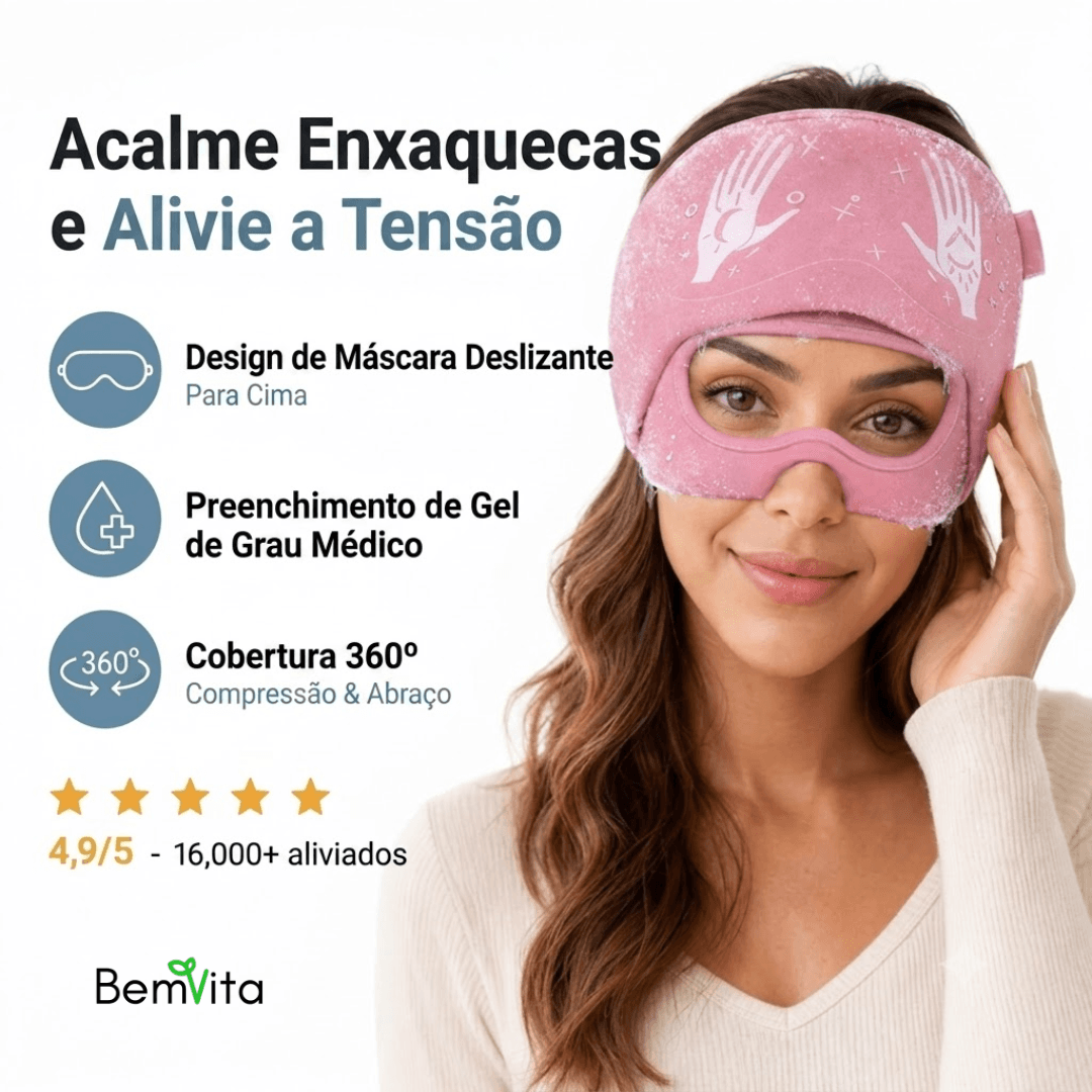 Alivia Enxak - Touca que alivia as dores de cabeça e enxaqueca