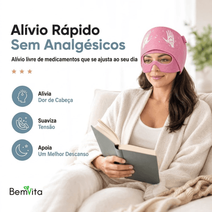 Alivia Enxak - Touca que alivia as dores de cabeça e enxaqueca