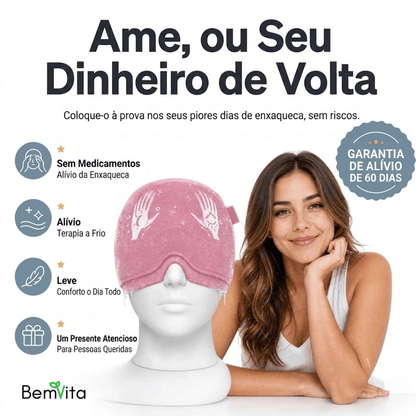 Alivia Enxak - Touca que alivia as dores de cabeça e enxaqueca